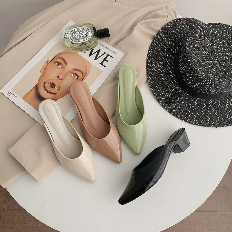 Plastic Breathable Outer Wear Casual Jelly Sandals