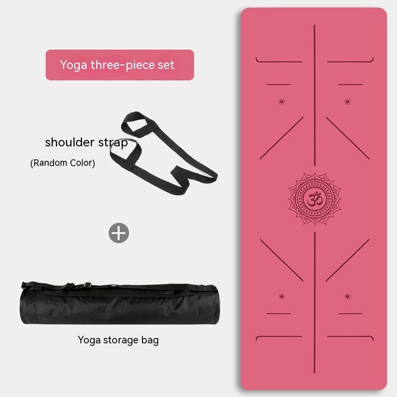 Natural Rubber Female Non-slip Professional Gymnastic Yoga Mat