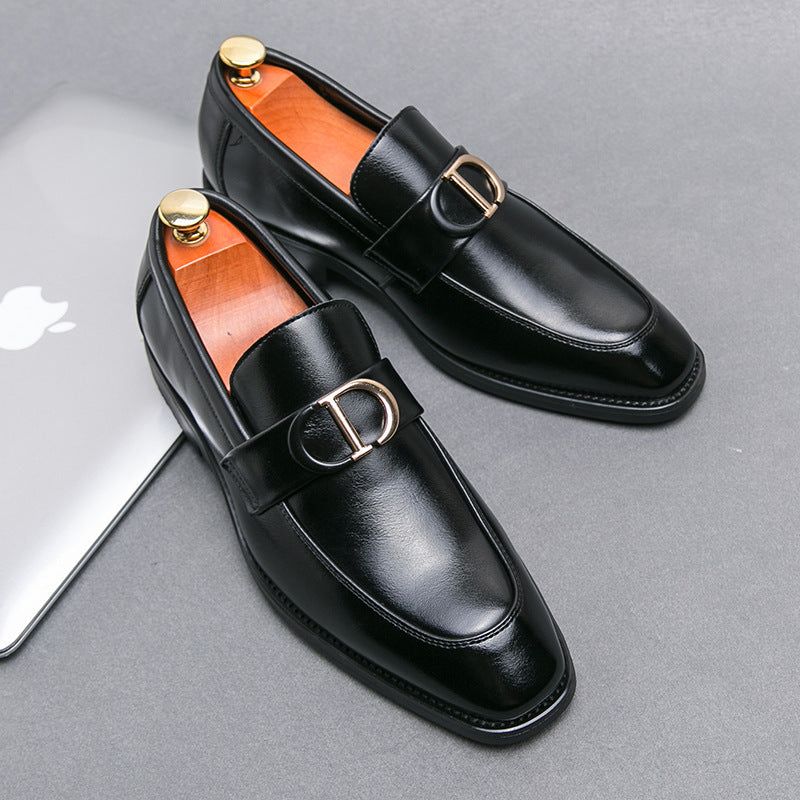 Men's British Slip On Leather Shoes