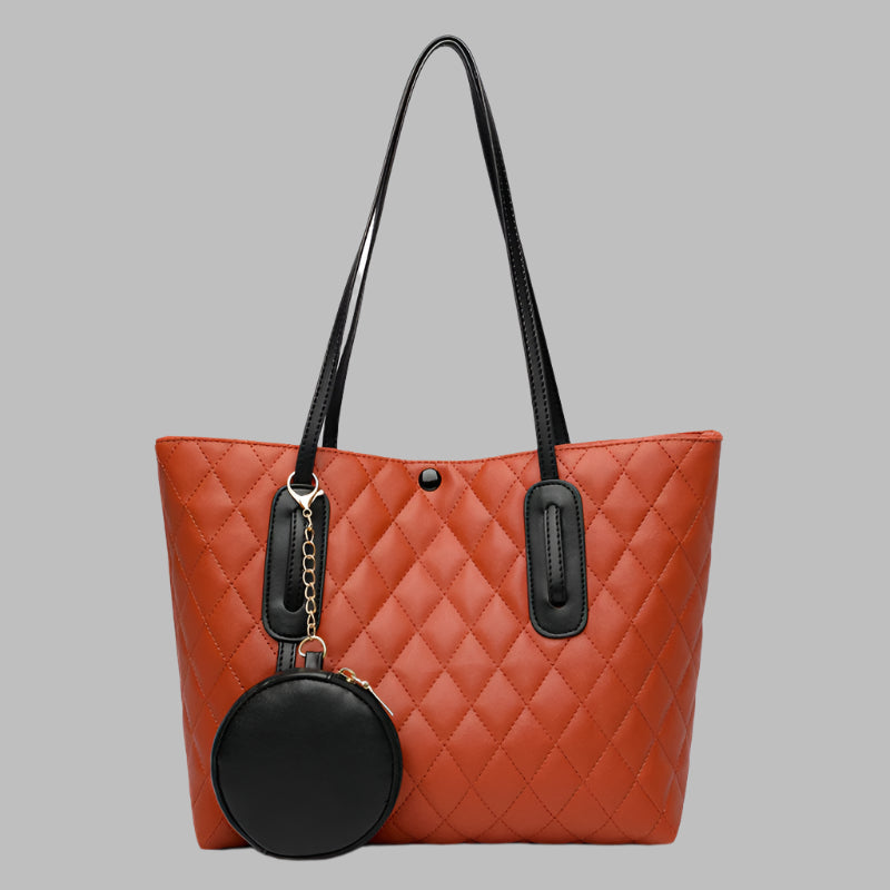 One shoulder high capacity tote bag