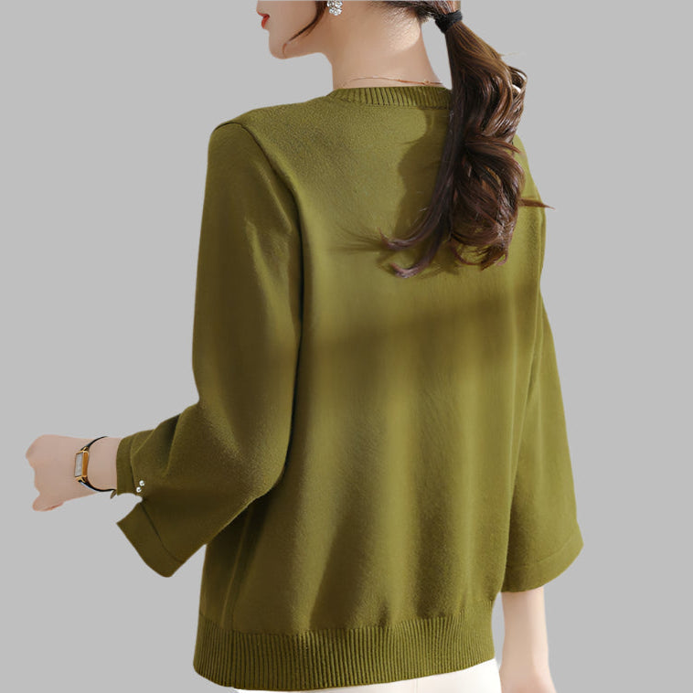 Bottoming Mom Wear Spring And Summer New Lightweight Sweater