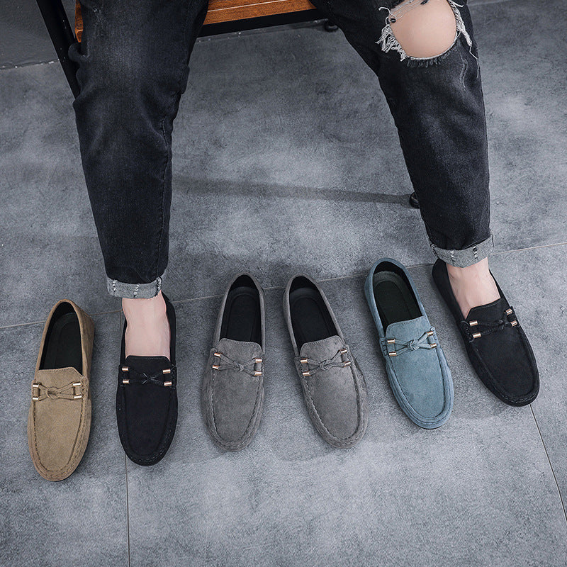 Men's Soft Bottom Slip-on Casual Leather Shoes
