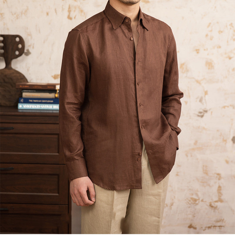 Linen Thin Long Sleeve Shirt