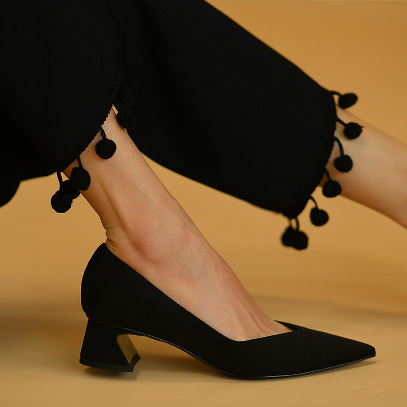 Black Pointed Toe Shoes