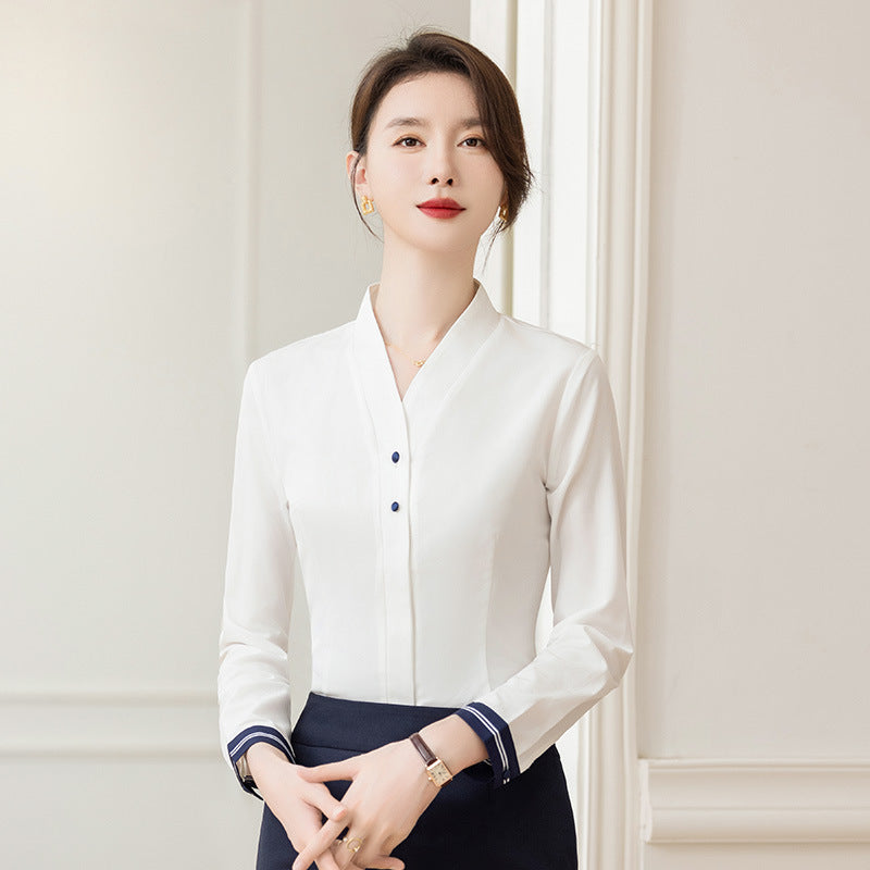 Women's Work Clothes White Shirt