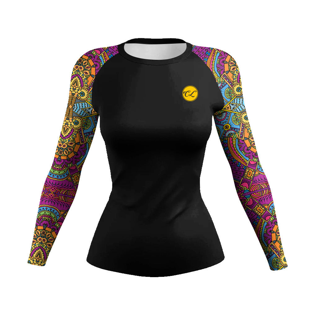 Women's Workout Clothes Slim Fit Clothes Long Sleeve Top
