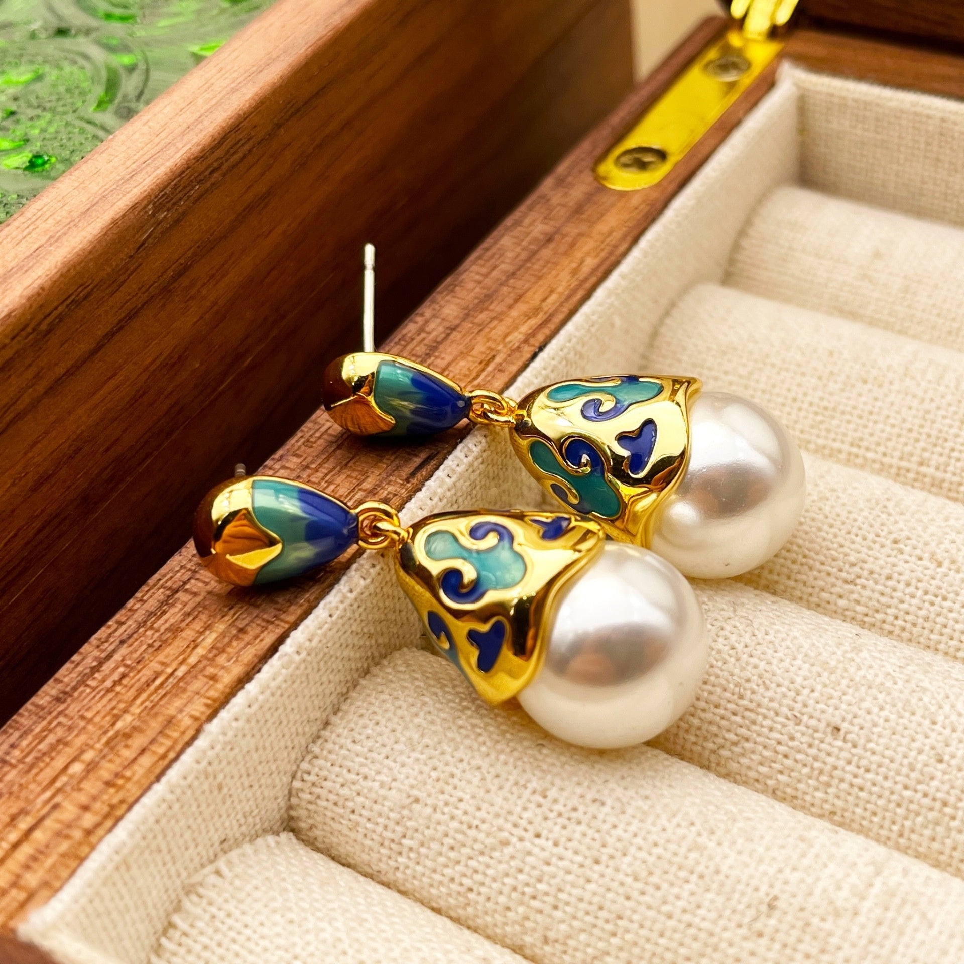 New Chinese Style Antique Pearl Earrings