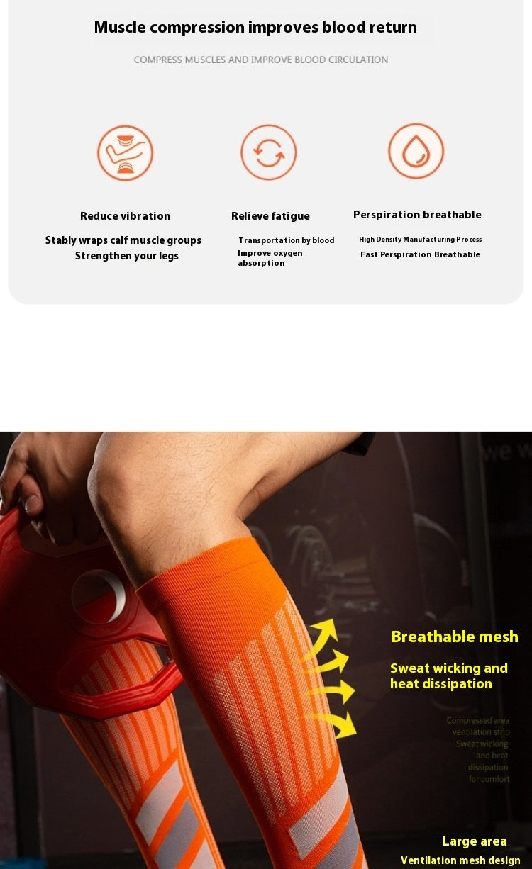 Sports Professional Compression Leg Warmer Calf Compression Stockings