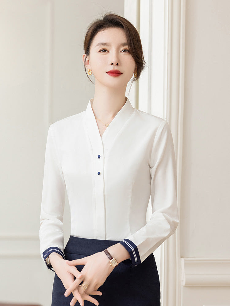 Women's Work Clothes White Shirt