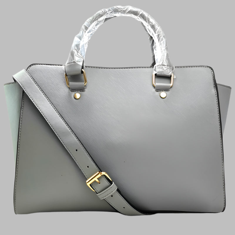 Smiley cross pattern shoulder bag