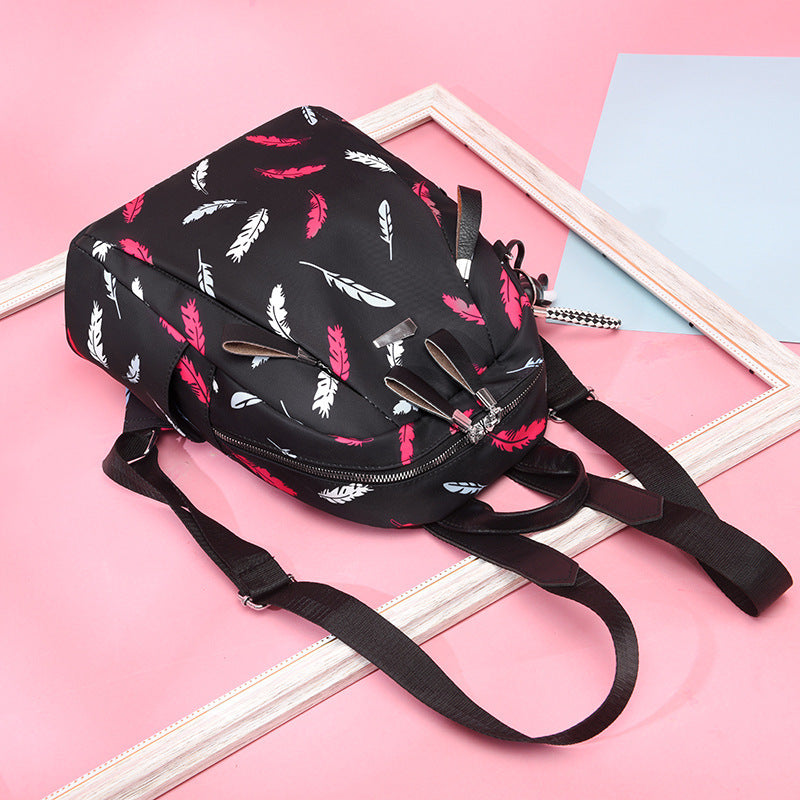 Oxford Cloth high-capacity women's backpack