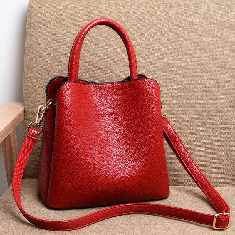 Soft leather handbag