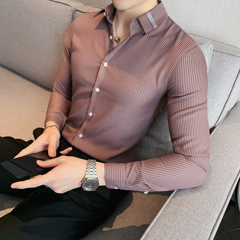 Slim Dress Shirt For Men