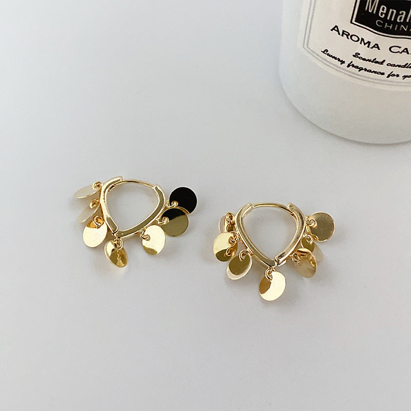 Cold Wind Smart Metal Sheet Earring Ear