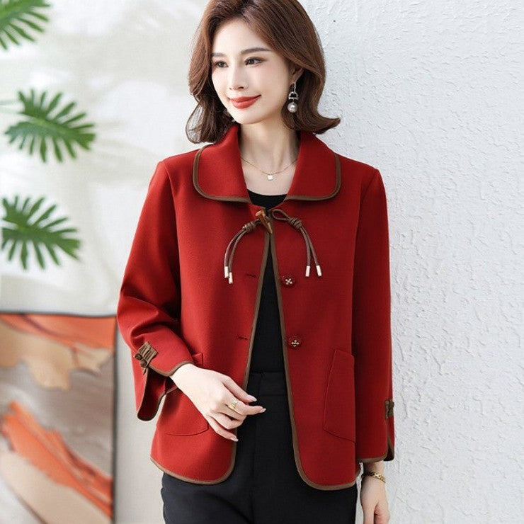 Spring Wear Outer Women's Fashion Short Trench Coat