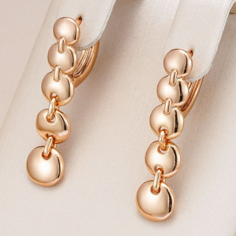 Retro Long Round Circle Earrings