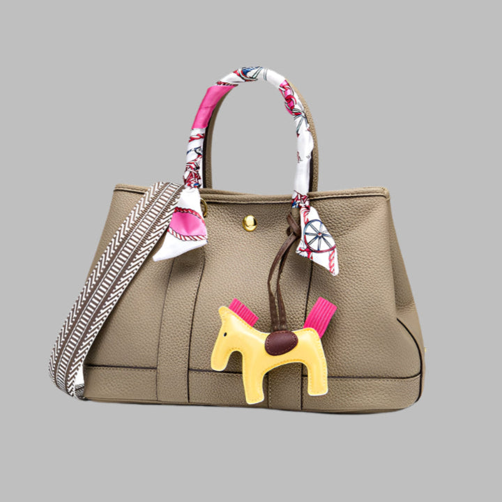 Large Capacity Wide Shoulder Strap Cross Body Bucket Bag