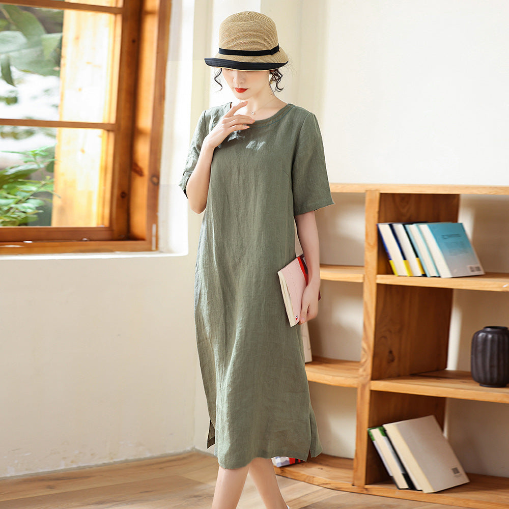 Women's Loose And Slim Mid-length A-line Skirt