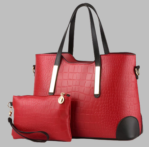 Female bag fashion color matching mother bag slung shoulder bag