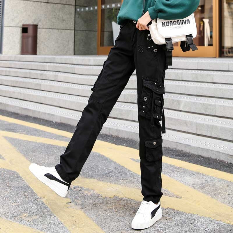 Women's Retro Plus Size Loose Slimming High-end Cool Casual Pants