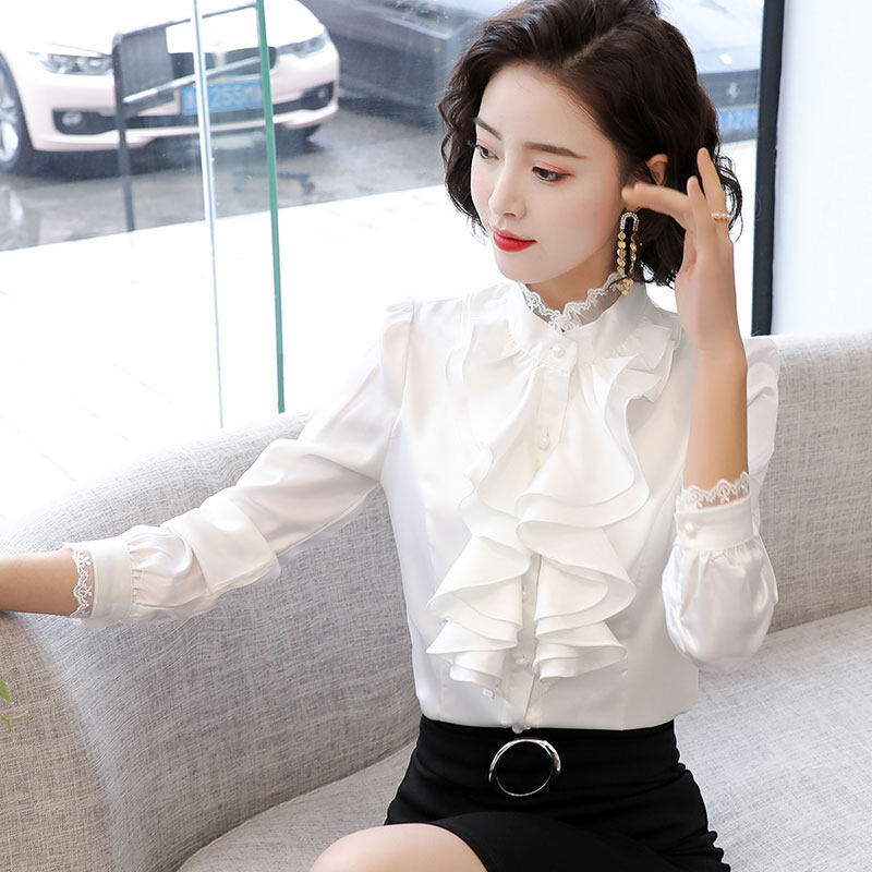Women's Shirt Fashionable Fleece-lined Padded Top Bottoming Shirt
