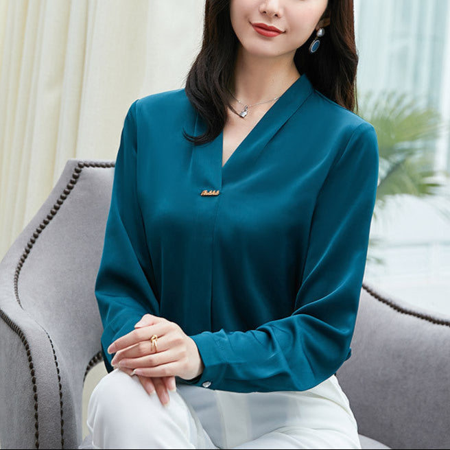 Loose top chiffon shirt