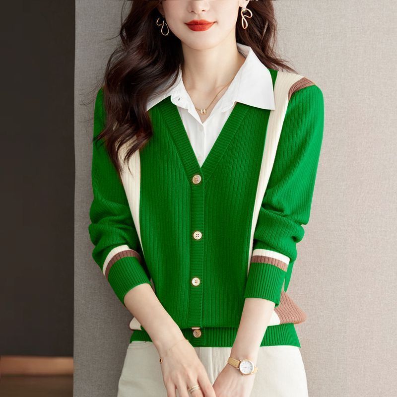 Women's Fashion Casual Multicolor Top Bottoming Shirt