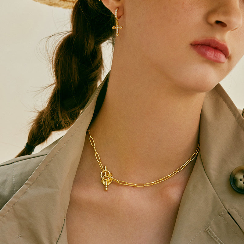 Vintage Accessories 18K Gold Chain Necklace