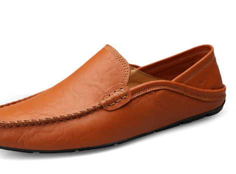 Genuine Leather Casual Cowhide British Soft Bottom Men's Leather Shoes