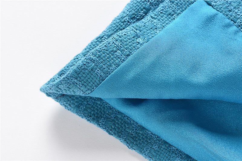 Women's New Tweed Short Coat Skirt