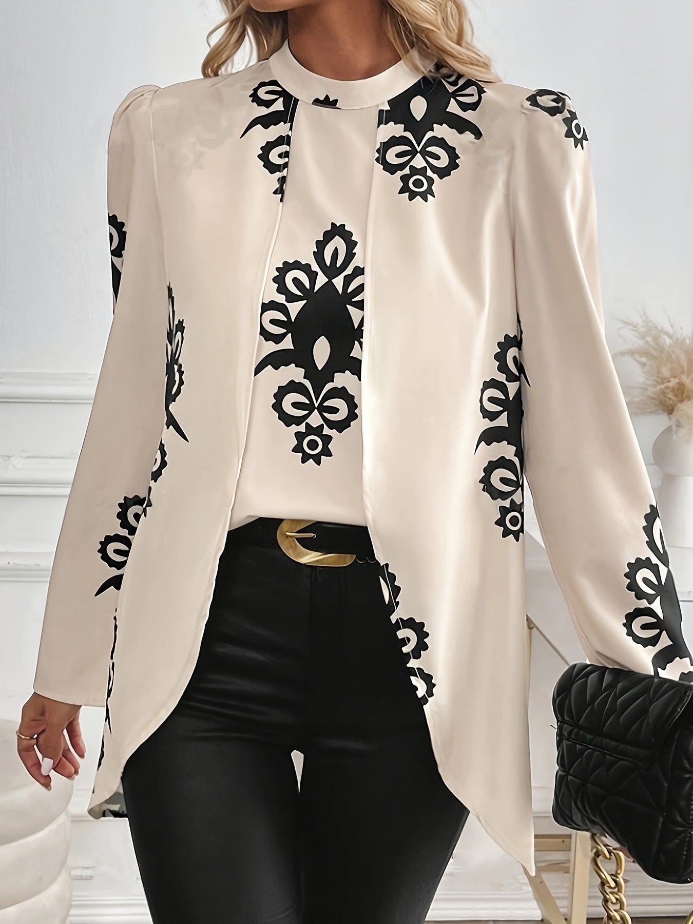 Women's Long-sleeved Shirt New Elegant Top