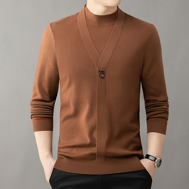 Men's Spring And Autumn Casual All-matching Tops
