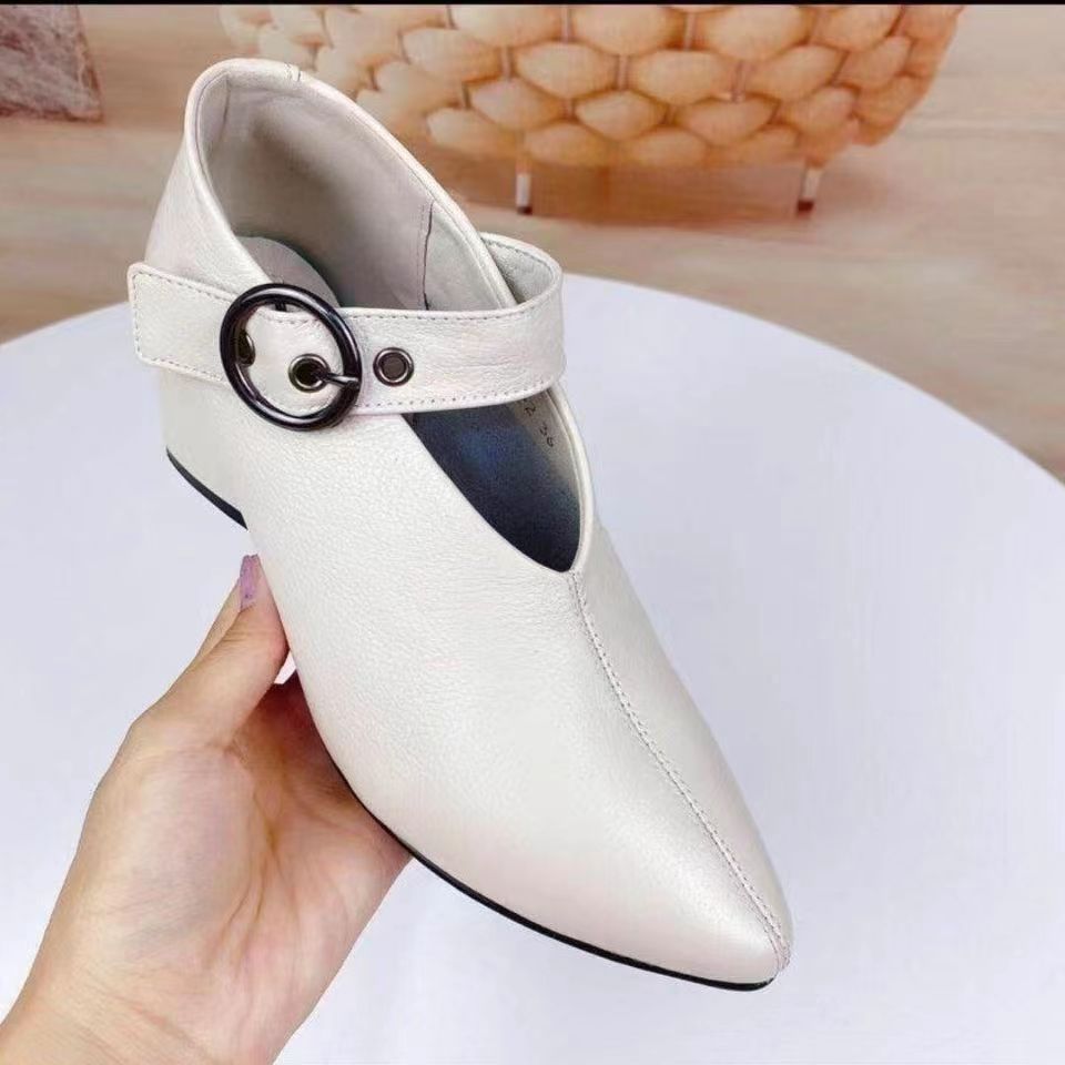 New European And American Fashion Shoes Women's Chunky Heel