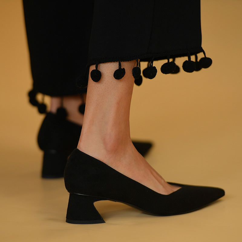 Black Pointed Toe Shoes