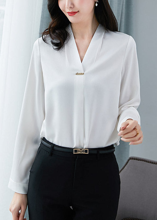 Loose top chiffon shirt