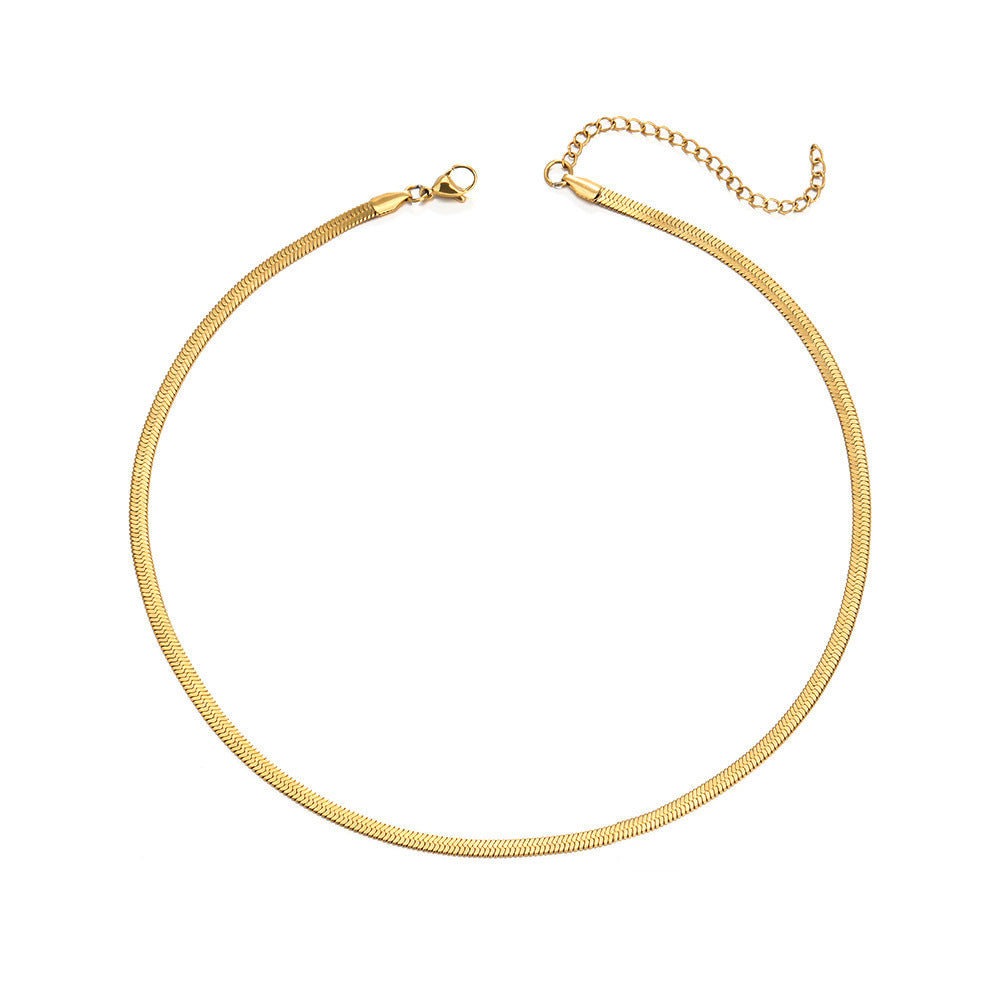 Stainless Steel Snake Bones Chain European And American