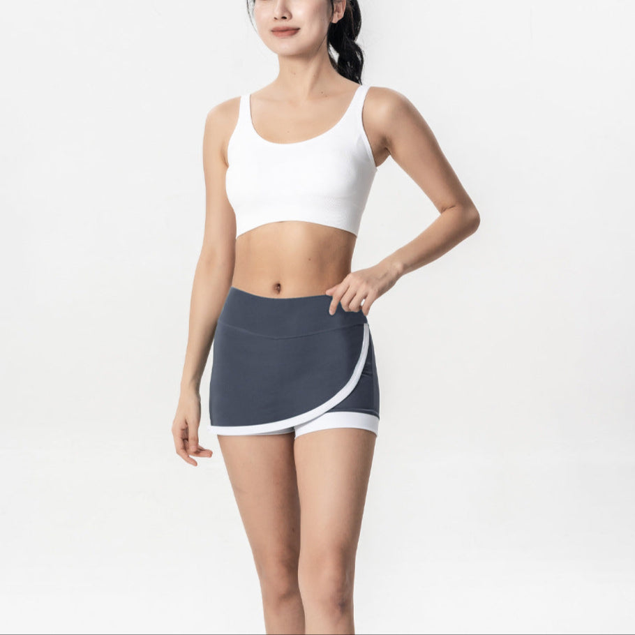 Yiang Yoga Breathable Workout Shorts Women's Anti-exposure