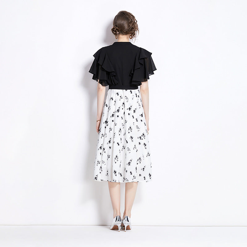 A- Line Waist Midi Dress