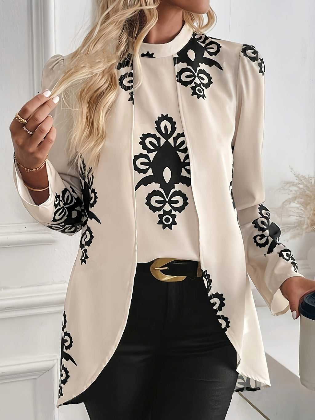 Women's Long-sleeved Shirt New Elegant Top