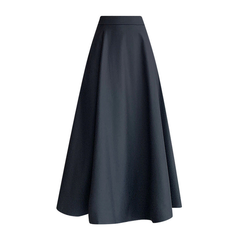 Women's Skirt Drooping Slimming Midi A- Line Skirt