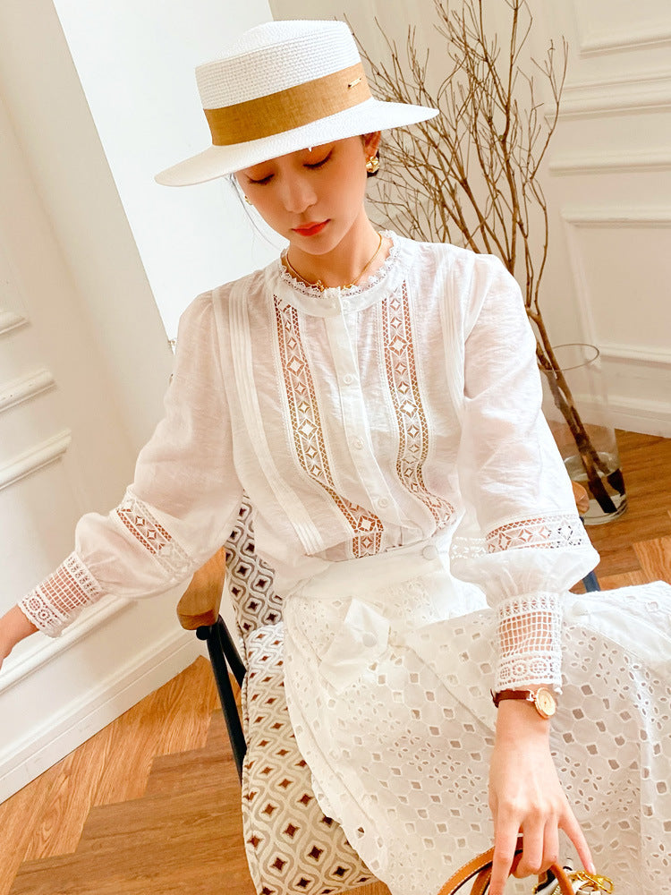 Commuter French White Shirt Design Sense