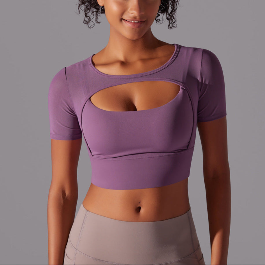 Fitness Double Layer Yoga Clothing Top Women