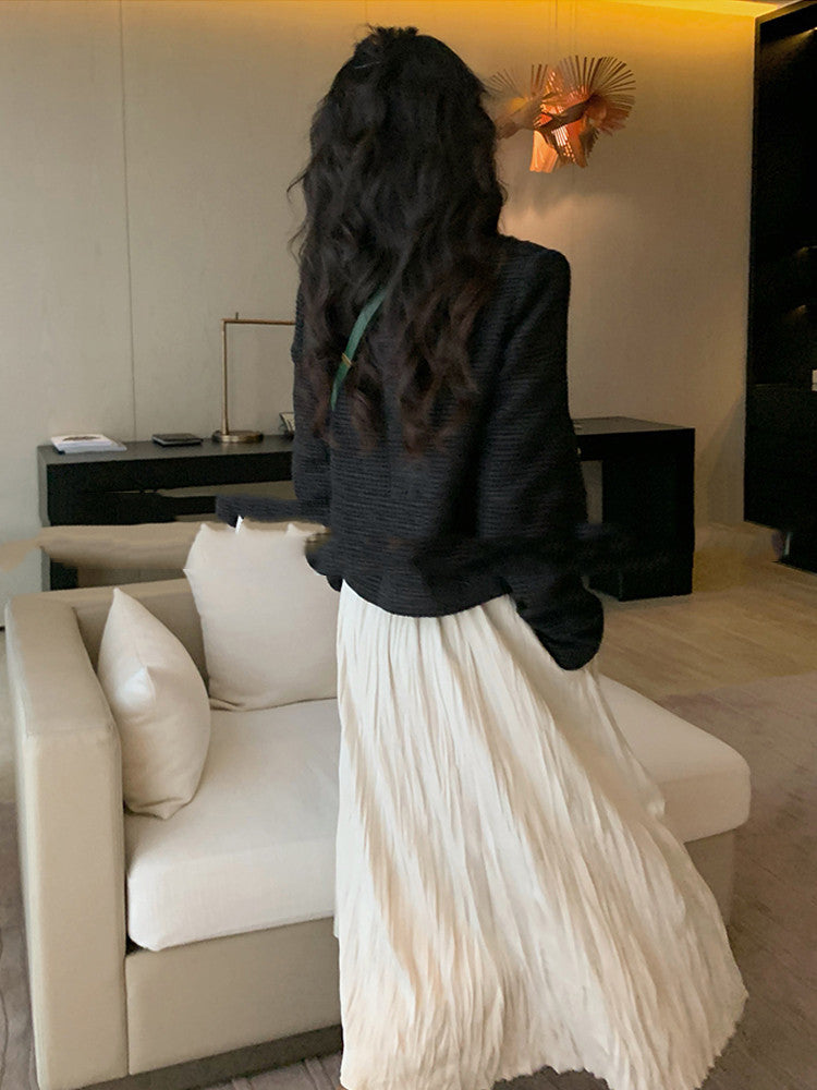 Women's Retro Tweed Coat Petiteall Match