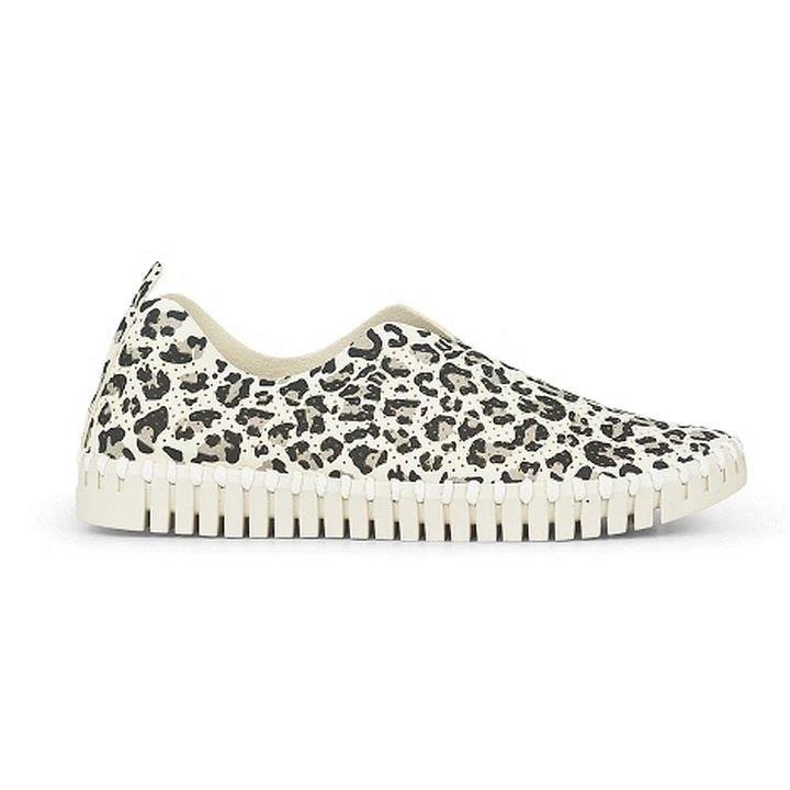 Leopard print single shoes snake print flats