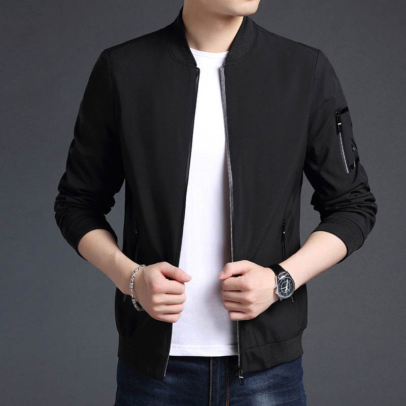 Korean-style Slim-fit Casual Trend Handsome Men's Coat