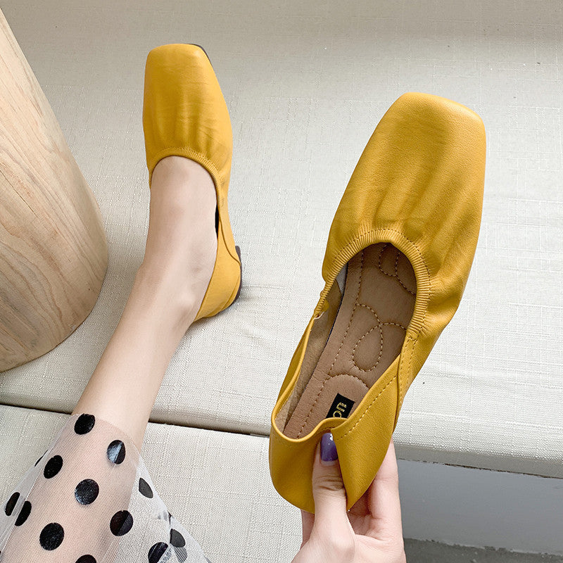 Fairy wind beanie flat shoes