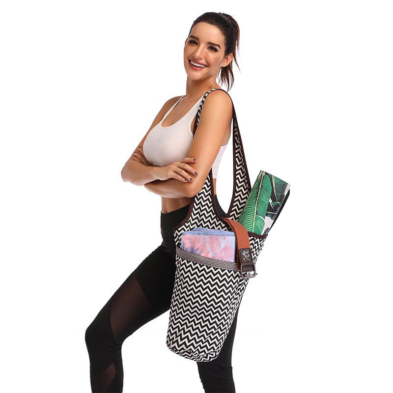 Single Shoulder Yoga Bag Sports Fitness Bag