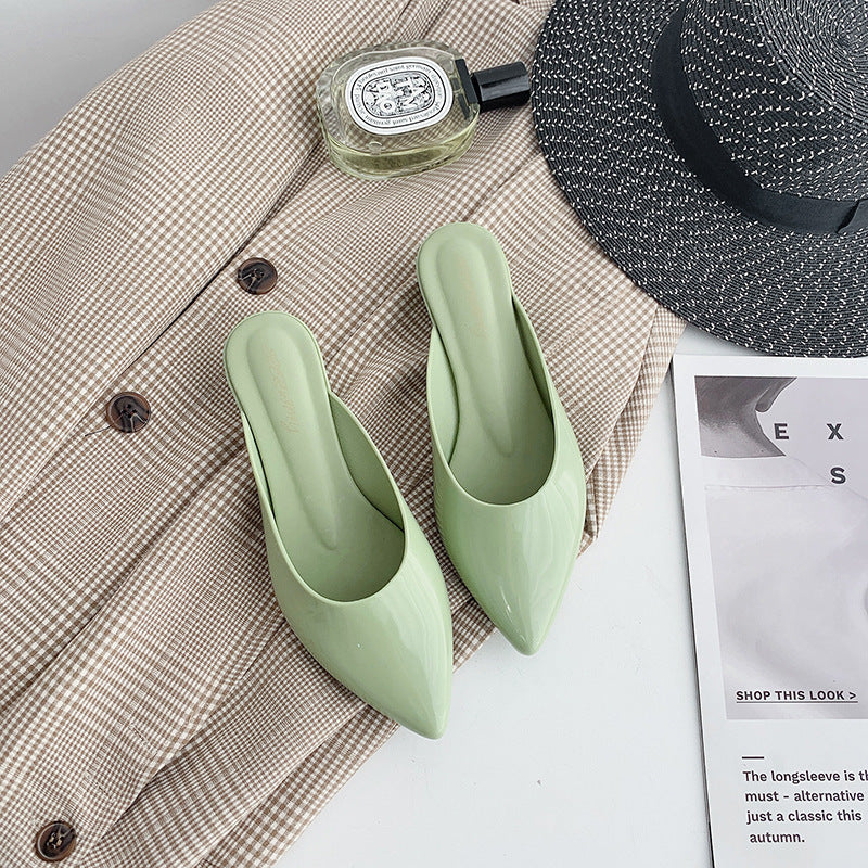 Plastic Breathable Outer Wear Casual Jelly Sandals