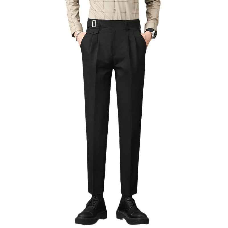 Autumn Men's Suit Pants Slim Fit