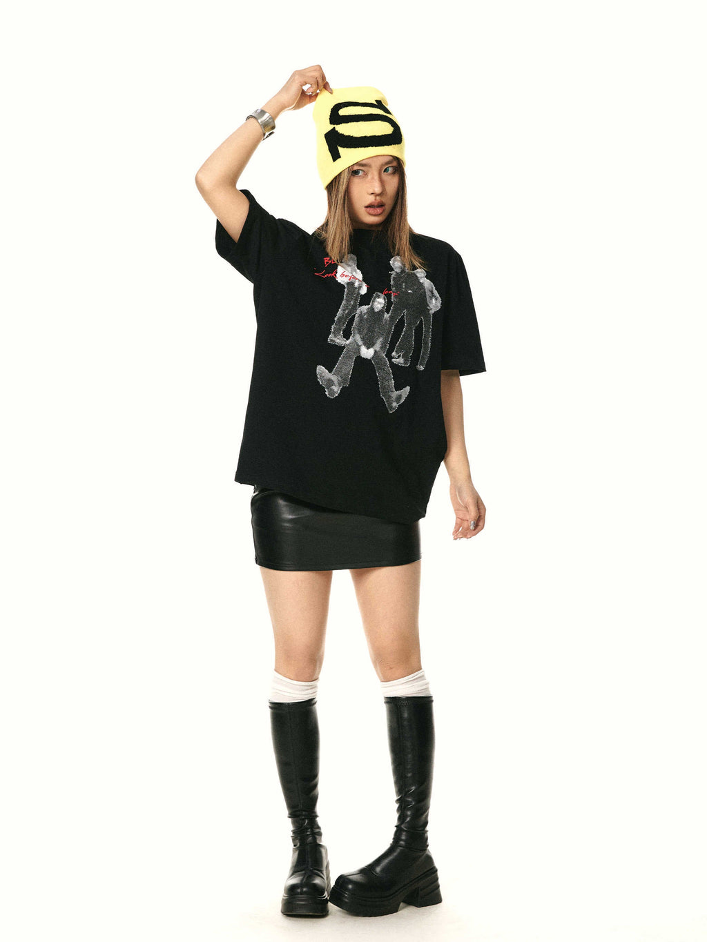 Vintage Printed T-shirt Pure Cotton Couple Short Sleeve